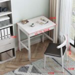 Solid wood desk home student desk bedroom writing desktop computer desk study simple desk small apartment - Image 4