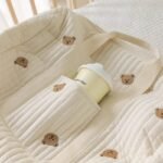 Korean ins new embroidery travel bag, large capacity duffle bag, lightweight storage, handbody, crossbody bag, Boston bag - Image 4