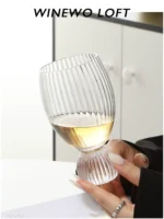 {Pearls are not protected by lead, washed away, I am drunk and ride a whale} Medieval crystal glass cup wine glass Nordic ins style