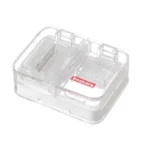 Japanese small medicine box portable medicine dispenser is divided into one point four-cut tablet artifact grinding medicine scissors grinding powder cutting divider - Image 4