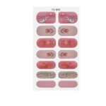 2023 new net red manicure stickers nail oil film nail stickers Japanese cute small fresh flower nail stickers full stickers - Image 5
