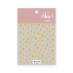 Aha dream big and small stars cute manicure stickers crescent moon starburst Japanese gold and silver black and white nail stickers decorations - Image 4