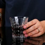 French original imported CDA luxury crystal glass fashion goblet Portuguese white wine glass diamond pattern red wine glass - Image 3