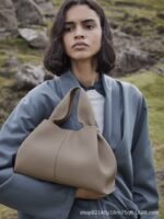 French brand PO Leather Dumpling Bag Women's Neuf 9 Fashion One Shoulder Crossbody Tote Bag High Quality Cloud Bag