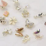 Twilight Rogge Manicure New Super Flash Butterfly Zircon Color Preservation Electroplating Non-fading Jewelry Nail Decoration Sticker - Image 3