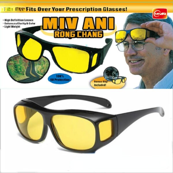 Douyin men's night vision goggles dustproof explosion-proof cycling glasses multi-functional set of sunglasses sunglasses driving windproof sand sunglasses