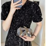 New cross-border acrylic bag, shiny shiny box, mini pouch, clutch, banquet shoulder crossbody bag - Image 3