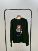 Lazy wind dress fox pullover sweater women's 2024 autumn super good-looking temperament loose knit top - Image 4