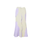 Vintage patchwork high waist denim skirt - Image 4