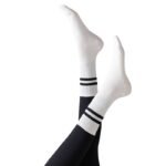 yoga socks women's mid socks cotton non slip silicone indoor fitness towel bottom socks pilates women's sports socks - Image 5