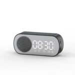 Cross-border Clock Speaker Bluetooth Speaker Gift Clock Alarm Clock Smart Speaker Subwoofer Card Desktop Small Speaker