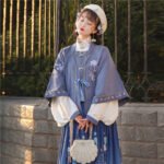 Ming Dynasty made Han style dress with double front and waist - Image 4