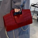 Niche design baguette bag bag women's 2025 new fashion chain crossbody bag versatile ins net celebrity hand-held small square bag