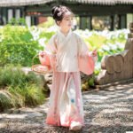 Girls' Hanfu Rabbit Print - Image 2