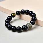Natural black gold obsidian bracelet mountain ghost spending money obsidian bracelet men's non-fading bracelet - Image 4