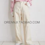 Clearance 40% off free shipping 3-color CP tooling trousers loose pocket casual pants Japanese women's clothing Japanese autumn new has been C