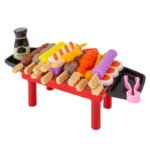 Children's play house barbecue toys bbq barbecue set kitchen barbecue kebab simulation food barbecue skewers incense - Image 3