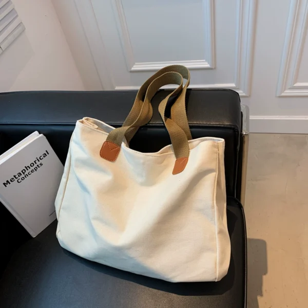 Japanese Commuter Large Capacity Versatile Canvas Bag