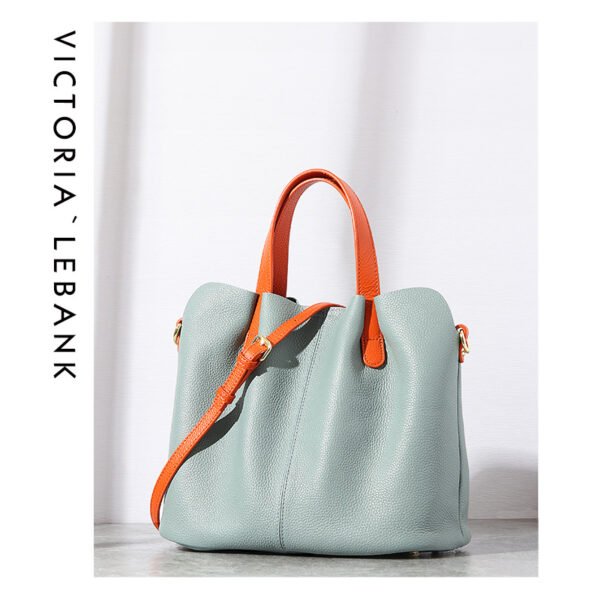 Bag autumn and winter wholesale large-capacity leather women's bag simple ins one-shoulder portable diagonal high-end sense tote bag