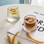 Just turn the high-end French designer style non-inverting glass wine glass whiskey glass creative tree pattern foreign wine cup