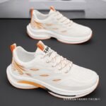 Summer Breathable Men's Shoes 2025 New Youth Athleisure Running Shoes Lightweight and Deodorant Daddy Mesh Trendy Shoes - Image 2