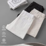 2025 Old Money Style Cleanfit 100% Pure Linen Men's Pants Summer New Men's Loose Straight Casual Pants