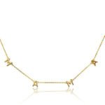 ins new letter MAMA necklace gold-plated jewelry thanksgiving ladies clavicle chain jewelry spot - Image 2