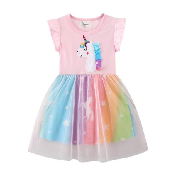 Girls dress summer dress 2022 new children's clothing girl princess skirt children's summer skirt distribution on behalf of the hair