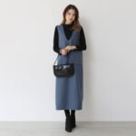 Real shot picture Japanese woolen vest women's winter new mid-length waistcoat skirt bottoming dress one piece - Image 9