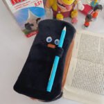 Internet celebrity personality funny pencil bag creative toast bread large capacity pencil bag primary school student stationery box - Image 2