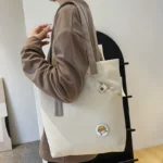 Japanese commuting casual college student class canvas bag - Image 2