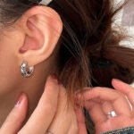 Yongcheng s925 sterling silver earrings niche design sense of high-end earrings American retro star earrings earrings autumn and winter - Image 4