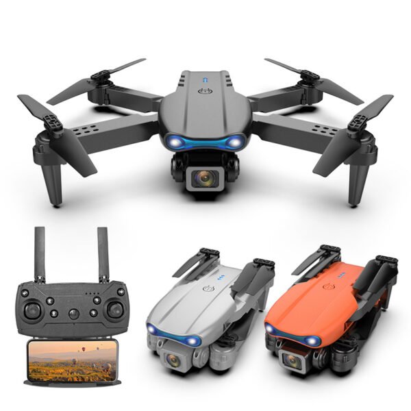 E99pro cross-border drone 4k high-definition aerial photography dual-camera K3 quadcopter three-sided obstacle avoidance remote control aircraft