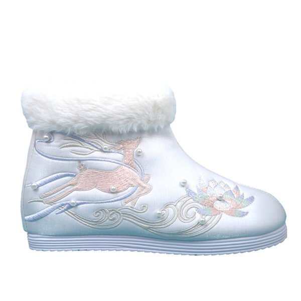 Women's cotton boots in Han suit