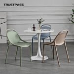 Designer Simple Fashion Leisure Plastic Chair Creative Computer Chair Office Dining Chair Conference Chair Negotiation Chair - Image 3