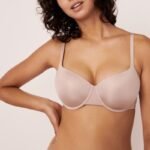 Canadian glossy basic summer all-match thin cotton large-size cup with steel ring comfortable push-up ladies bra