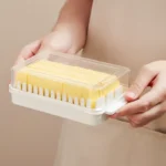 Butter cutting storage box with lid refrigerator cheese cheese storage crisper baked tofu butter knife cutter - Image 3