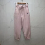 Pure cotton ~ the counter withdraws the bear bear embroidery casual sweatpants women's autumn and winter thickened beam feet look thin all-match sports pants - Image 4