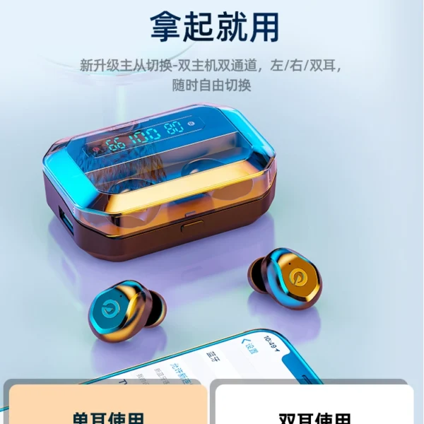 True wireless bluetooth headset binaural sports in-ear high-quality high-end 2022 new men's and women's models noise-cancelling high-value levy cavalry tws suitable for apple vivo Huawei oppo