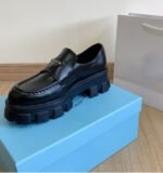 2022 new all-match flat bottom British style leather thick bottom P home shoes small fragrance style loafers women's shoes small leather shoes women - Image 9