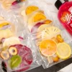 Fruit tea, tea bags, various flavors, kumquat and passion fruit tea, brewed flower tea, freeze-dried lemon slices, soaked in water, and cold brewed tea