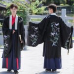 Traditional Hanfu cross-necked wide-sleeved suit - Image 4