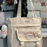 Japanese ins style college style bag female Korean version large capacity Messenger bag girl student commuting shoulder bag
