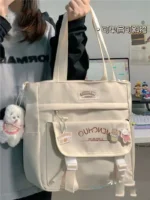 Japanese ins style college style bag female Korean version large capacity Messenger bag girl student commuting shoulder bag