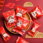 New Year's Chinese Wind Snowflake Crisp Packaging Bag Rabbit Year Festive Candy Bag Nougat Machine Sealing Bag Baking Biscuit Bag - Image 3