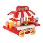 Children's play house dessert car kitchen toy burger sales car barbecue fast food car cooking cooking kitchen utensils gift box - Image 2