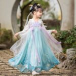 Girls' Hanfu elegant dress - Image 3