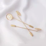 Diy micro hook pure copper brooch accessories - Image 2