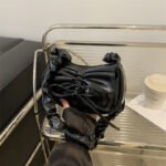 Korean silver baguette armpit bag women's 2024 new trendy and versatile small square bag trend handbag shoulder crossbody bag - Image 4