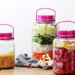 Soaking wine glass bottle with cover and tap enzyme sealed jar household thickened kimchi jar wine jar soaking wine bottle - Image 2